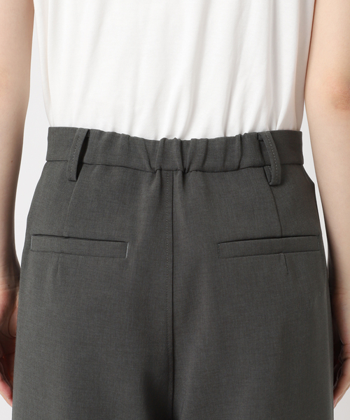 追加》ダブルクロスツータックパンツ（スラックス）｜Spick & Span