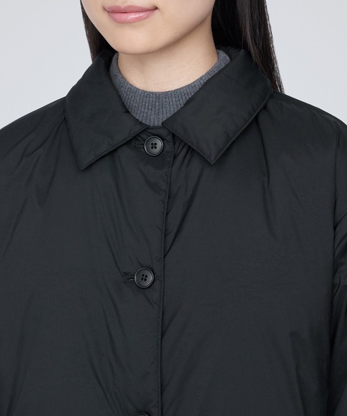 セール】軽量ダウンステンカラーコート（帯電防止裏地）（ダウン