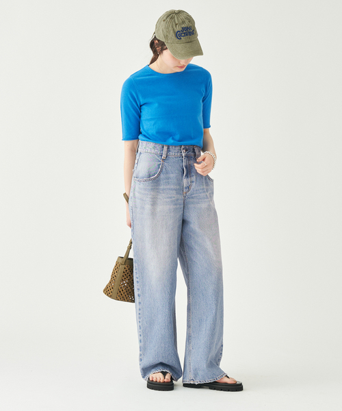 plage（プラージュ）の「《追加》【R'IAM】WIDE デニム（デニムパンツ