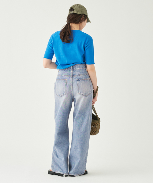 plage（プラージュ）の「《追加》【R'IAM】WIDE デニム（デニムパンツ