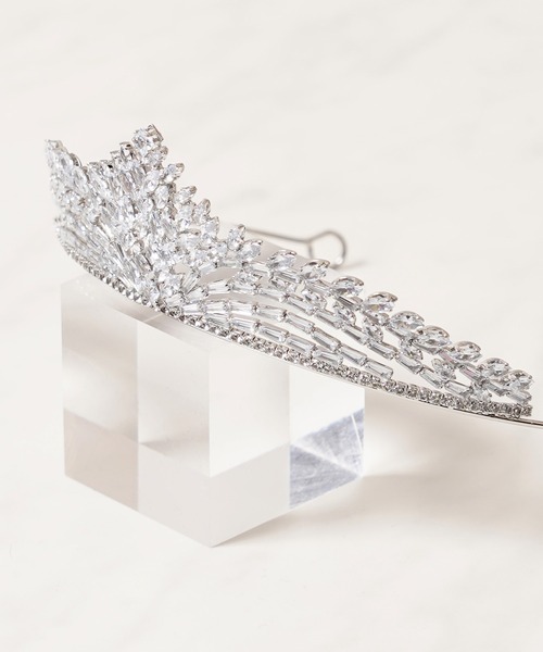 クリスタル シルバー プリンセス クイーン ティアラ / Crystal Silver