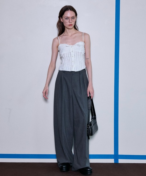 2way Cotton Puff Sleeve Bustier/2WAYコットンパフスリーブビスチェ