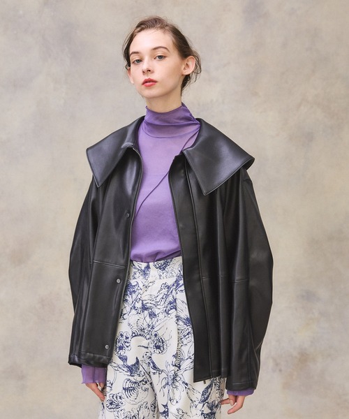 PUBLIC TOKYO（パブリックトウキョウ）の「フェイクレザービックカラー