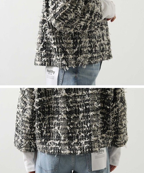 LUリボンツイードジャケット（その他アウター）｜Gready Brilliant