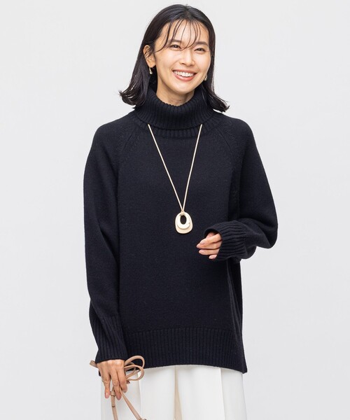 23区（ニジュウサンク）の「ウールカシミヤブレンドバルキー