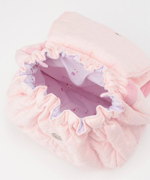 ウサギマスコットつき ハートキルトリュック（その他ベビー用品