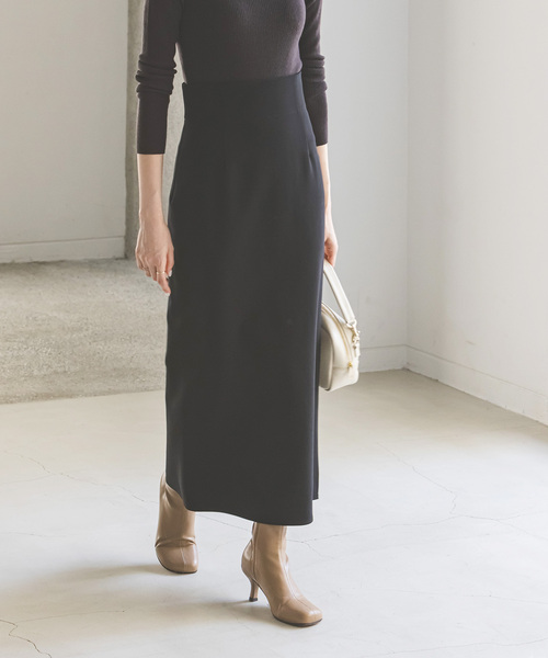 Noble（ノーブル）の「《追加》ジャージーライクカラータイトスカート