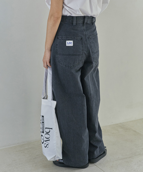 AYA KANEKO×Lee×L'ESSAGE】SUPERSIZED WORK：デニムパンツ（デニム