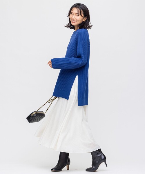 23区（ニジュウサンク）の「ウールカシミヤブレンドバルキー