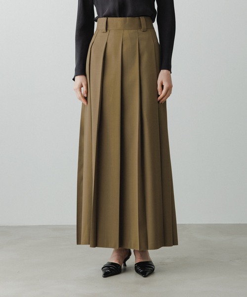 セール】【EMOELLE】フロントプリーツスカート（スカート）｜ADAM ET