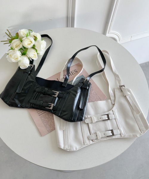 Loueme（ルエム）の「ダブルベルトコルセットハーネス（ベルト）」 - WEAR