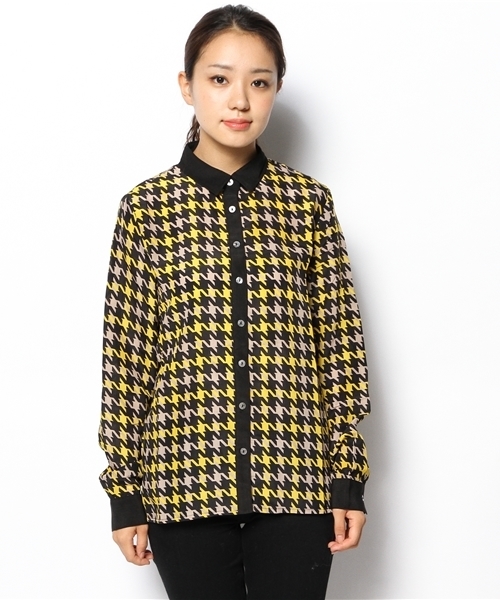 ear PAPILLONNER（イアパピヨネ）の「千鳥格子シャツ（シャツ/ブラウス