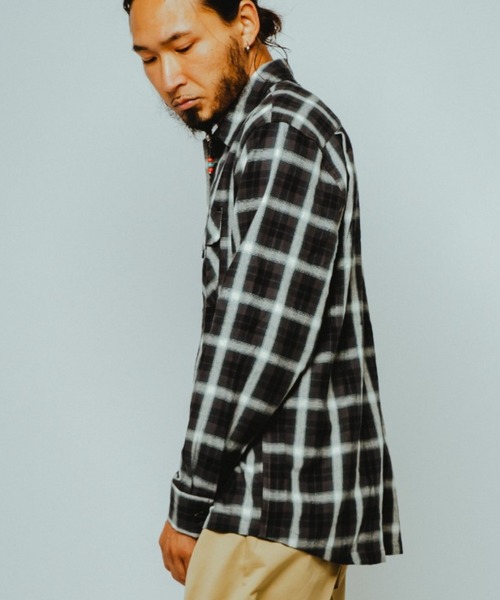 BIG MIKE オンブレチェック シャドーチェック ボードシャツ 山田レン