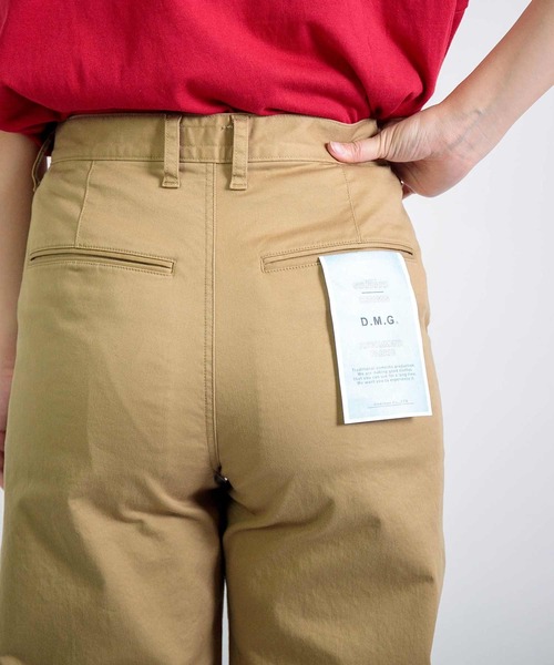 D.M.G / ディーエムジー] ストレッチチノ カーブライントラウザー