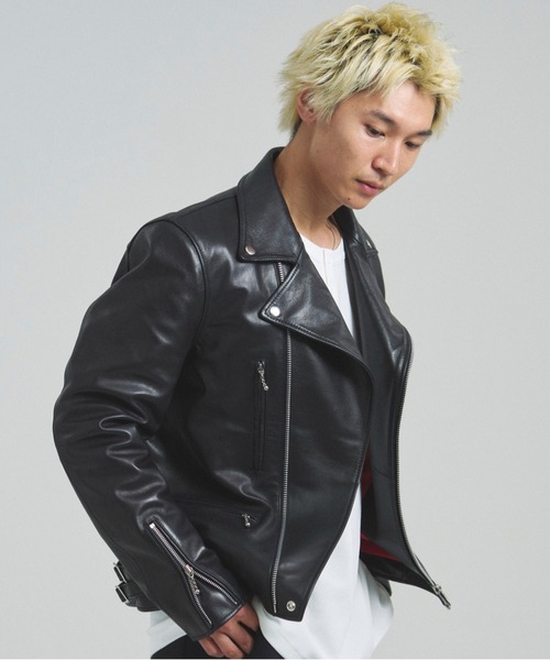 セール】JE-BUFFARO CALF ダブルライダース（ライダースジャケット