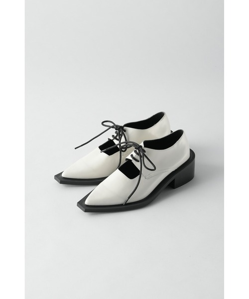 ENFOLD エンフォルド デザインレザーパンプス ブラック38