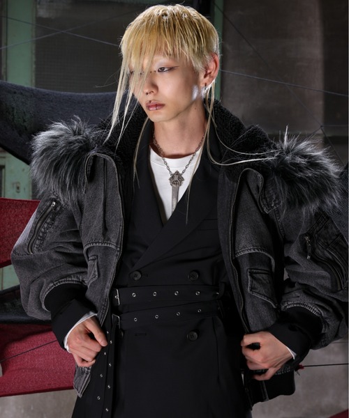 HARE（ハレ）の「【UNDERGROUND MODE】ZIPファーフーディージャケット