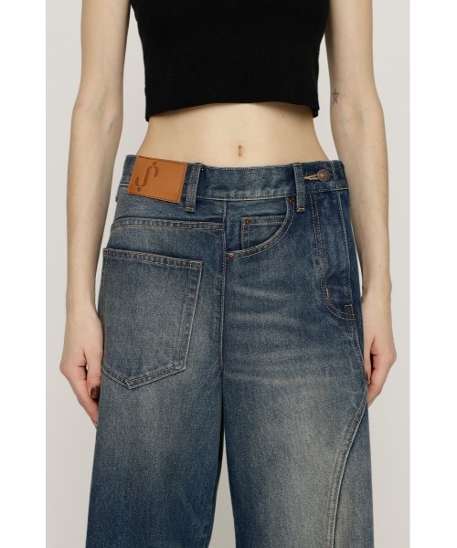SLY（スライ）の「BACK TO FRONT DENIM PT バックトゥフロント デニム