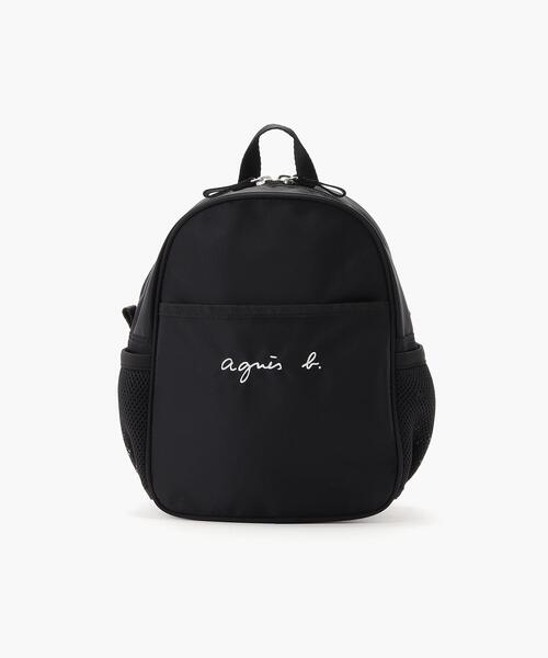 agnes b.（アニエスベー）の「GL11 E BAG ロゴ刺繍ミニリュックサック