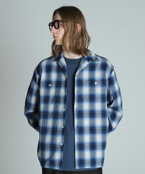 schott（ショット）の「Schott/ショット/OMBRE CHECK FLANNEL LS SHIRT