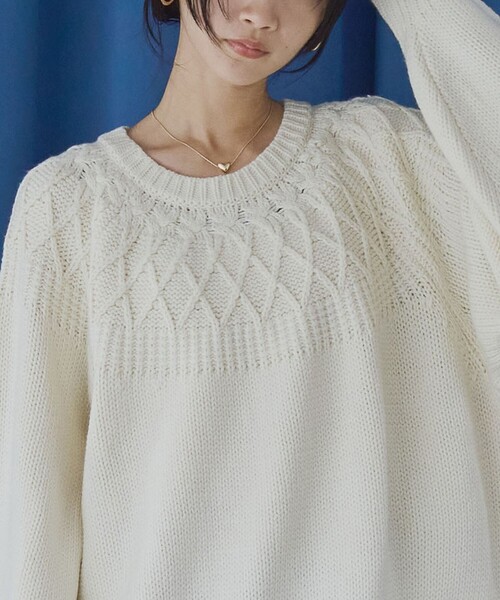 セール】【ぽわん袖×かわいいデザインのほめられニット】冬の褒められ