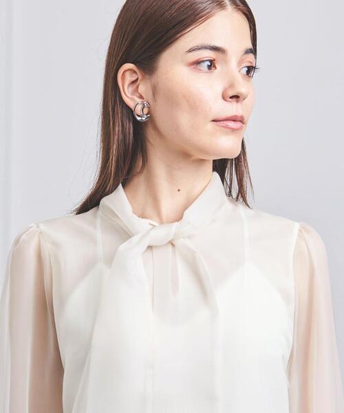 UNITED ARROWS（ユナイテッドアローズ）の「シアー ボウタイ ブラウス