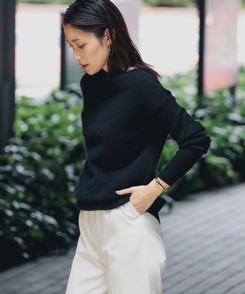 Demi-Luxe BEAMS（デミルクス ビームス）の「フラッフィ ボートネック