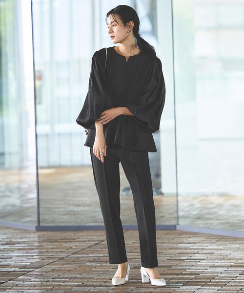 オケージョンドレス 結婚式 洗える ストレッチ ｜ シアースリーブ