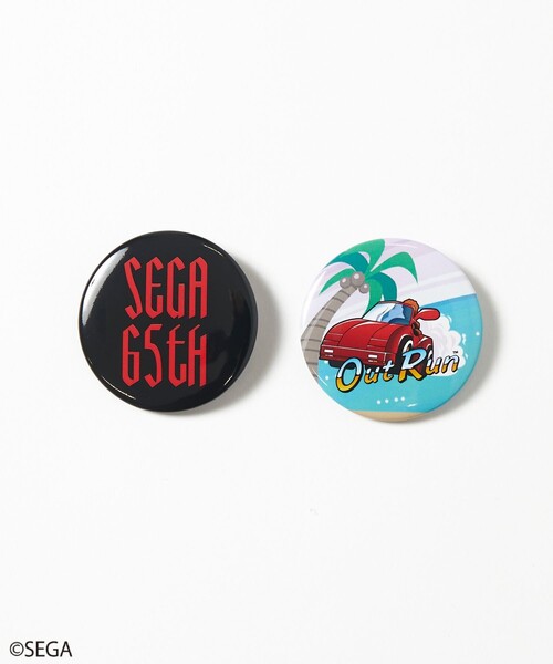 セール】別注 SEGA 65th 缶バッジ/2個セット/ランダム/ソニック/ナイツ