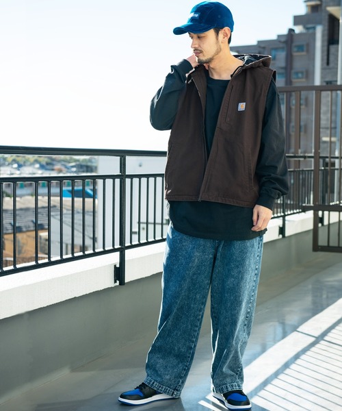Carhartt（カーハート）の「Carhartt ダック裏地フリースフードベスト