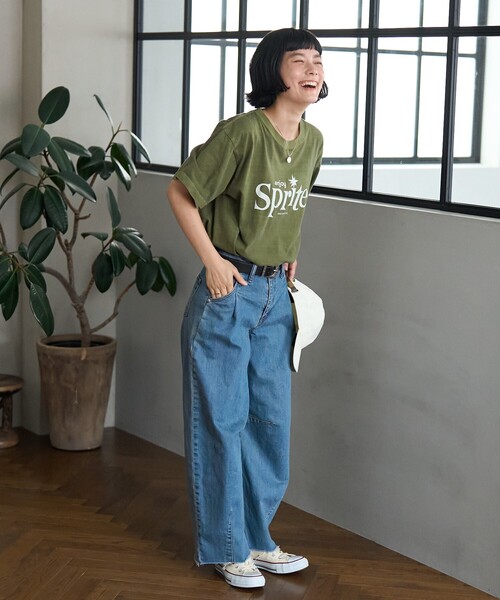 SOMETHING × FREAK'S STORE/サムシング 別注 TUCK CURVE WIDE 25FW