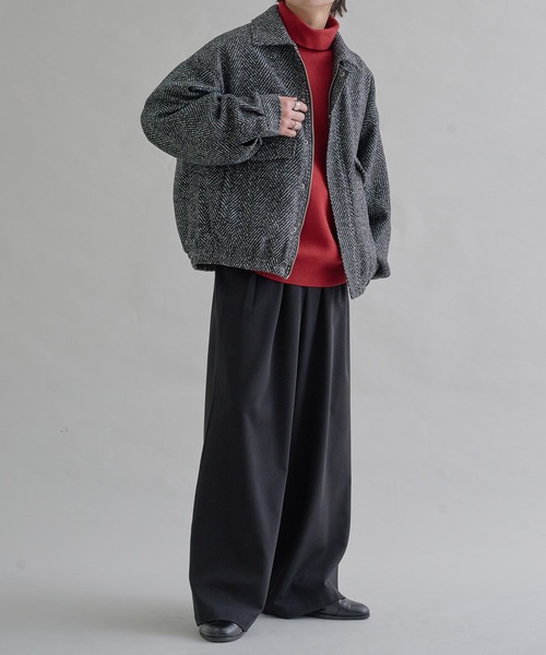 セール】ウールライクショートブルゾン（ブルゾン）｜epnok