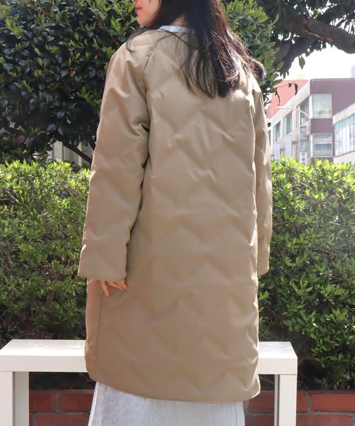 libelle more（リベル モア）の「ノーカラーシームレスロングダウン