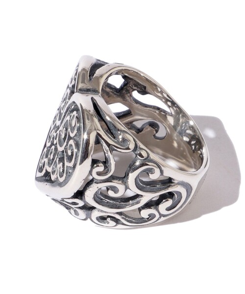 EXCLUSIVE】Tribal Heart Ring（リング）｜BILL WALL LEATHER（ビル