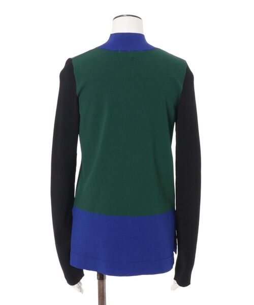 セール】COLOR BLOCK TURTLE KT TOP / カラーブロックタートルニット