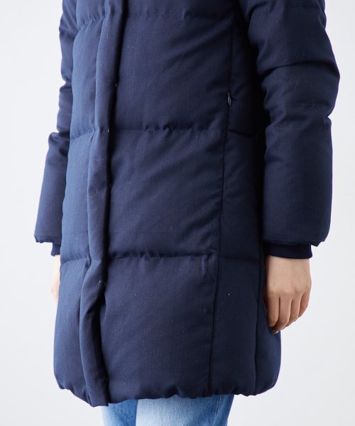 STUDIOUS（ステュディオス）の「ボリュームカラーロングダウンコート