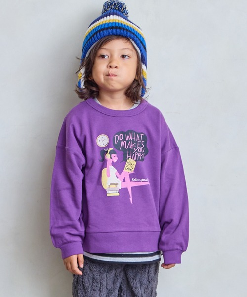 セール】裏毛プリントトレーナー（スウェット）｜Life Support