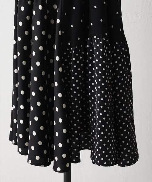 ドットパッチワークロングスカート（スカート）｜BEARDSLEY