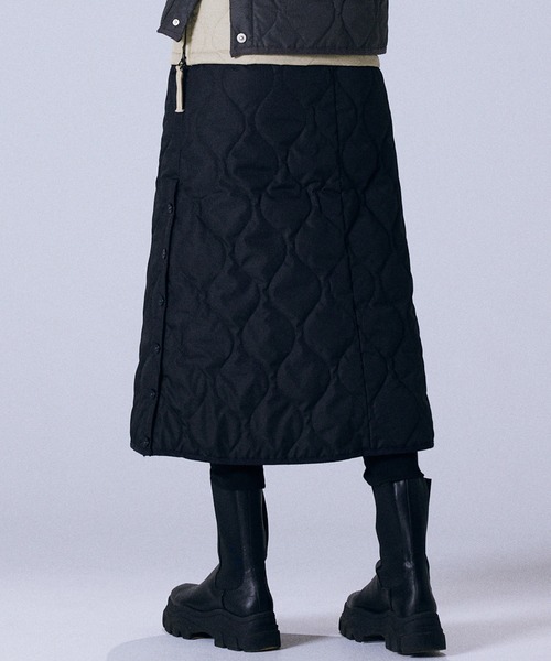 TAION(タイオン)】〈ウィメンズ〉ミリタリー ダウンスカート（スカート