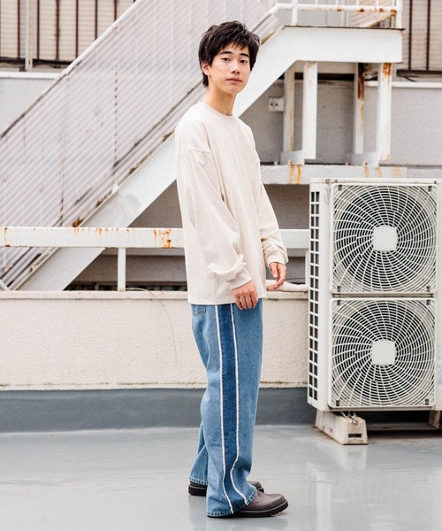 niko and（ニコアンド）の「リメイクデニムパンツ【niko and