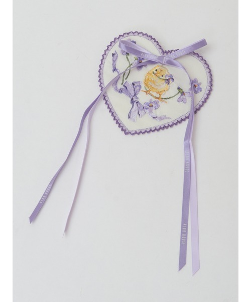 PINK HOUSE（ピンクハウス）の「リトルヴァイオレット刺繍ハート