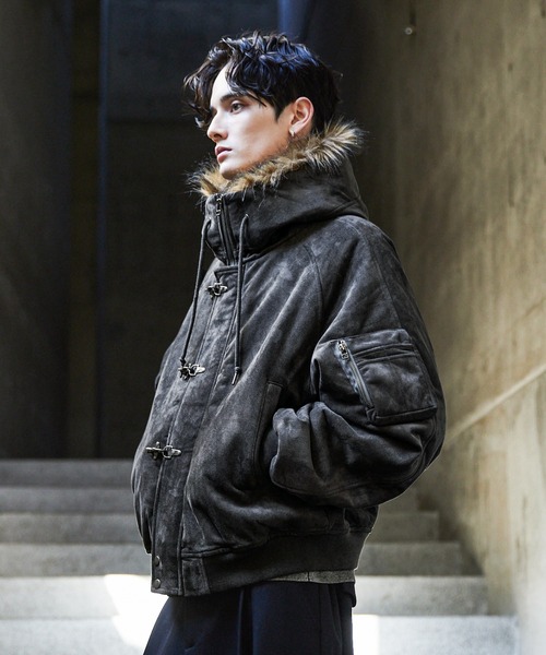 CLEL（クレイル）の「【CLEL】Fireman Tech Fade N-2B Flight Jacket