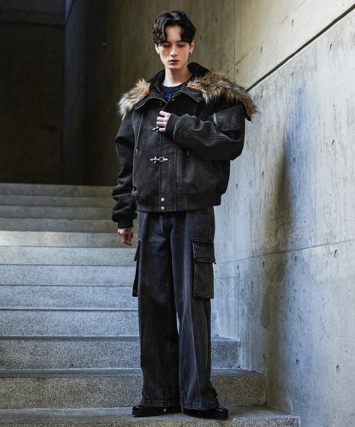 CLEL】Fireman Tech Fade N-2B Flight Jacket / ファイヤーマン テック