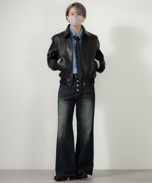 CLEL】Deep Texture Blouson / ディープテクスチャーブルゾン