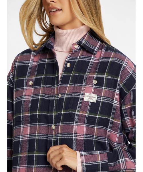 GUESS JEANS Ls Oversize Pockets Shirt 長袖シャツ | GUESS(ゲス