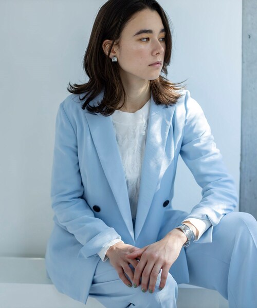 INDIVI（インディヴィ）の「◇【こなれSETUP／裏なし／UVケア／吸水速