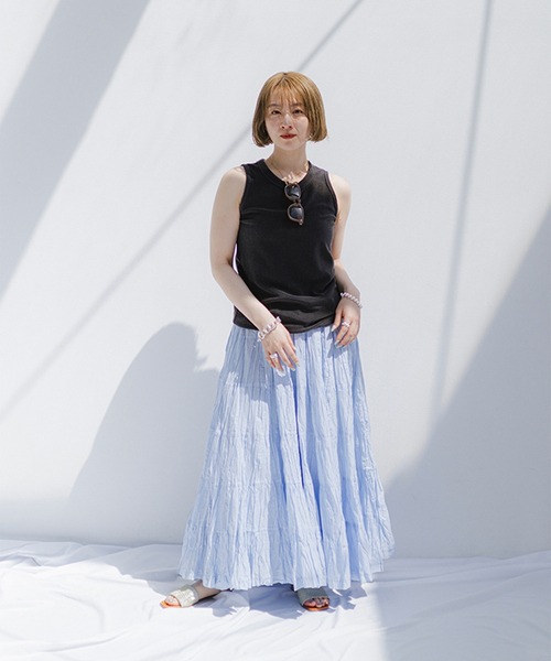 別注】MARIHA / 草原の虹 ソリッド スカート［手洗い可］（スカート