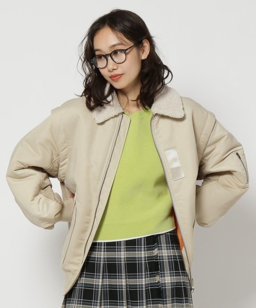 niko and（ニコアンド）の「マルチWAYキルトフライトジャケット