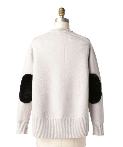 Drawer（ドゥロワー）の「Drawer 5Gウールカシミヤミンクパッチ