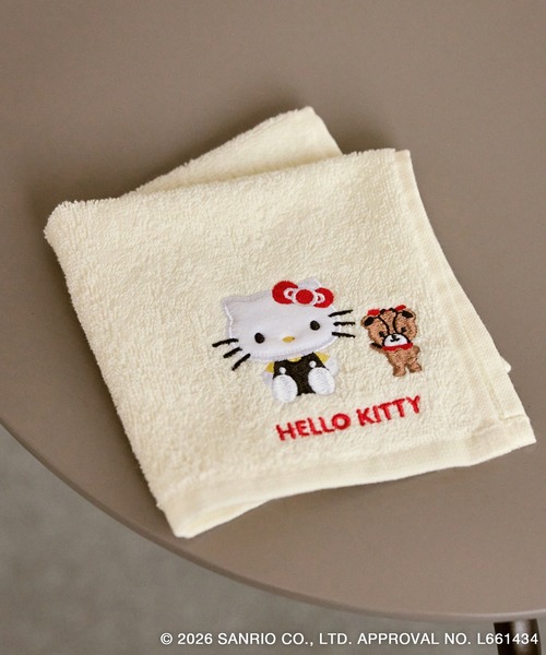 ROPE' PICNIC×ハローキティ】タオルハンカチ（ハンカチ/ハンドタオル